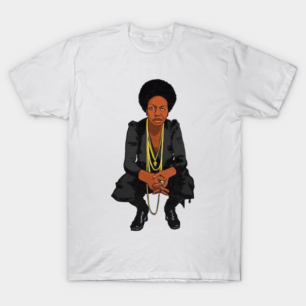 black girl magic nina simone T-Shirt by Sendumerindu